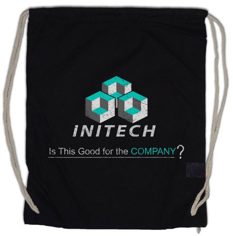 Urban Backwoods Turnbeutel Initech Turnbeutel Office Alles Routine Space Sign Insignia Logo Is (1-tlg), This Good Company Peter von Urban Backwoods