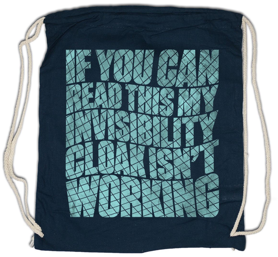 Urban Backwoods Turnbeutel Invisibility Cloak Turnbeutel Harry Gamer Movie Potter Fantasy Magic (1-tlg), Hexer Zauberer Dungeons Dragons von Urban Backwoods