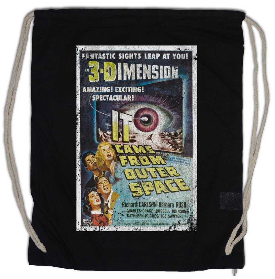 Urban Backwoods Turnbeutel It Came From Outer Space Turnbeutel Ufo Age Movie Alien Area 51 (1-tlg), Fliegend Untertasse Flying Saucer von Urban Backwoods