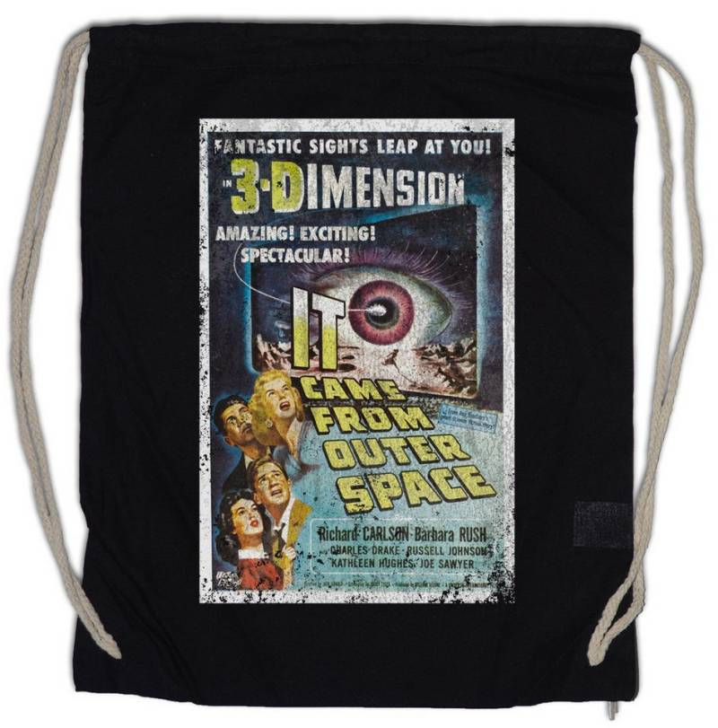 Urban Backwoods Turnbeutel It Came From Outer Space Turnbeutel Ufo Age Movie Alien Area 51 (1-tlg), Fliegend Untertasse Flying Saucer von Urban Backwoods