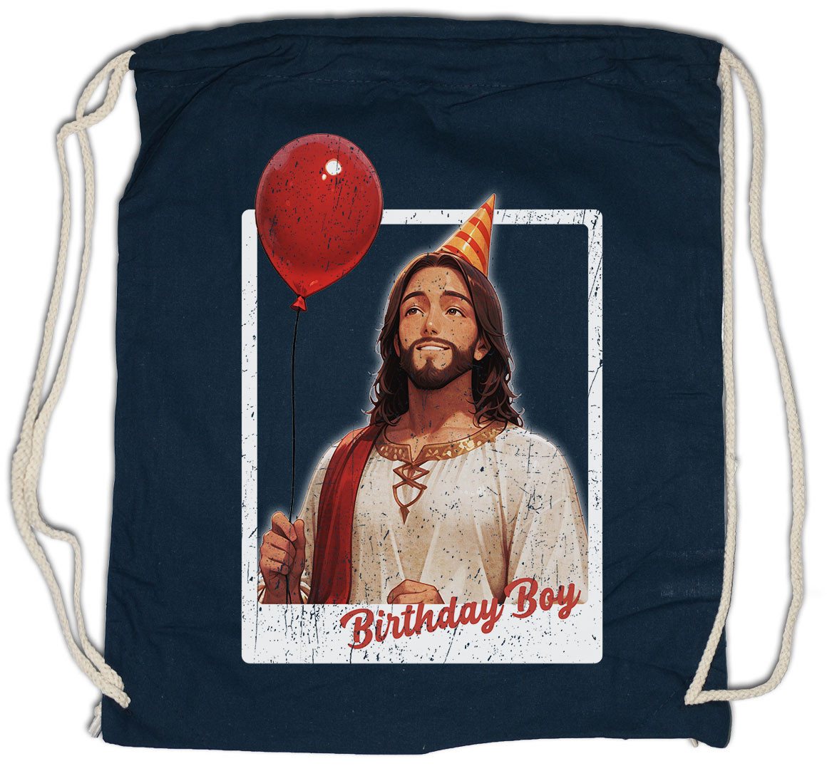 Urban Backwoods Turnbeutel Jesus Birthday Boy Turnbeutel Holy Christus Christmas X-Mas (1-tlg), Weihnachten Merry Christ Santa von Urban Backwoods