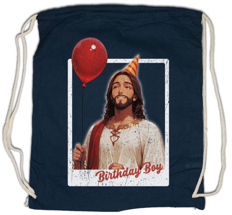 Urban Backwoods Turnbeutel Jesus Birthday Boy Turnbeutel Holy Christus Christmas X-Mas (1-tlg), Weihnachten Merry Christ Santa von Urban Backwoods