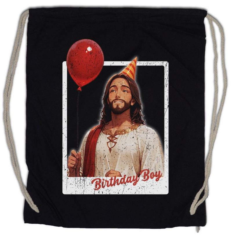 Urban Backwoods Turnbeutel Jesus Birthday Boy Turnbeutel Holy Christus Christmas X-Mas (1-tlg), Weihnachten Merry Christ Santa von Urban Backwoods