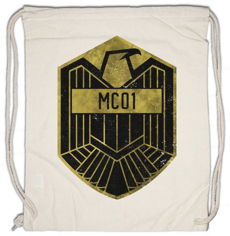 Urban Backwoods Turnbeutel Justice Department Logo II Turnbeutel Symbol Sign Badge Judge Comic (1-tlg), Sci-Fi Adler Dredd One von Urban Backwoods