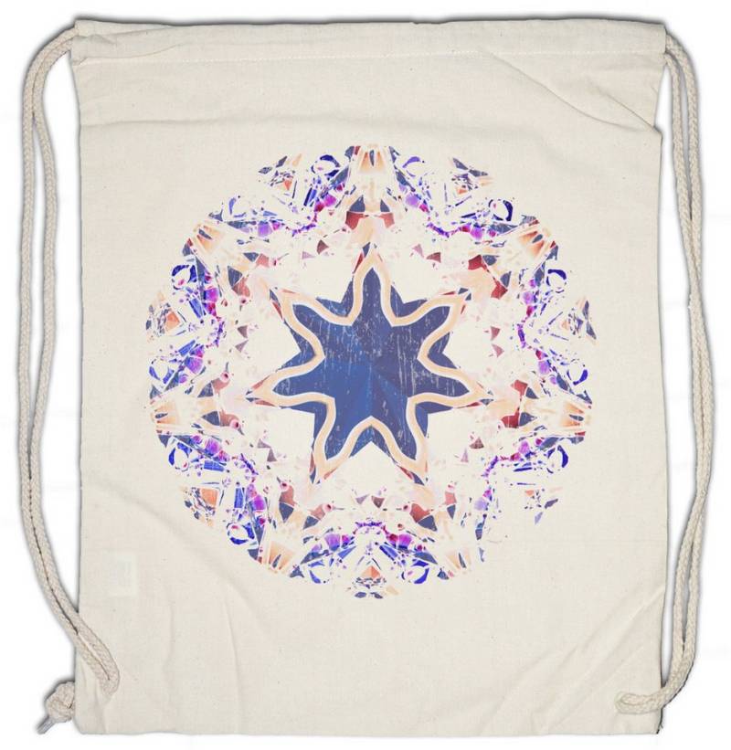 Urban Backwoods Turnbeutel Kaleidoscope III Turnbeutel Crystal Kaleidoskop Psychedelic Art Kunst (1-tlg), Hippie Mandala Mosaik Mystik von Urban Backwoods