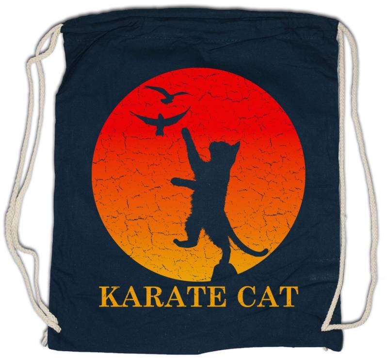 Urban Backwoods Turnbeutel Karate Cat Turnbeutel Miau Katze Kid Katzen Liebhaber Kai Liebe Cobra (1-tlg), Pfote Cats Tatze Kralle von Urban Backwoods
