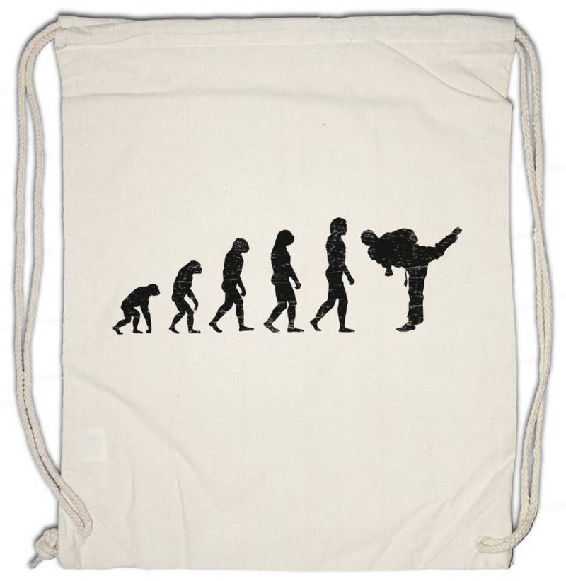 Urban Backwoods Turnbeutel Karate Evolution Turnbeutel Kung Fu Martial Arts Teakwondo Kid (1-tlg), Kampfsport Personal Coach Curls von Urban Backwoods