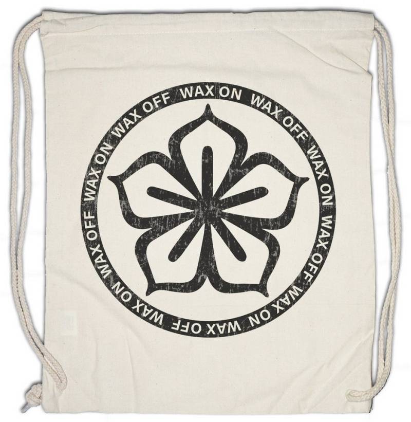 Urban Backwoods Turnbeutel Karate Lotus Logo Turnbeutel The Daniel Mr. Mister Karate Kesuke (1-tlg), LaRusso Kid Miyagi John von Urban Backwoods