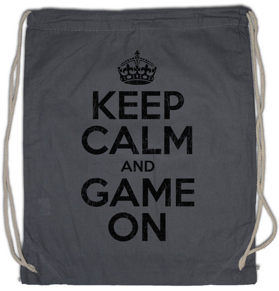Urban Backwoods Turnbeutel Keep Calm And Game On Turnbeutel Geek Nerd Gamer Admin Repair Mr. RPG (1-tlg), Robot Role Play Dungeons von Urban Backwoods