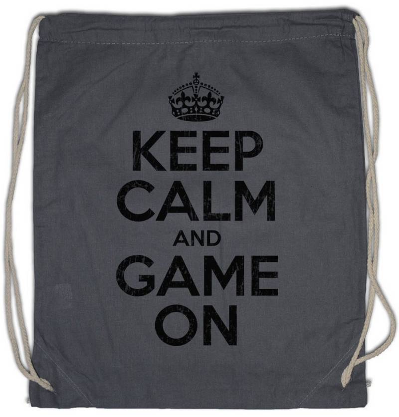 Urban Backwoods Turnbeutel Keep Calm And Game On Turnbeutel Geek Nerd Gamer Admin Repair Mr. RPG (1-tlg), Robot Role Play Dungeons von Urban Backwoods
