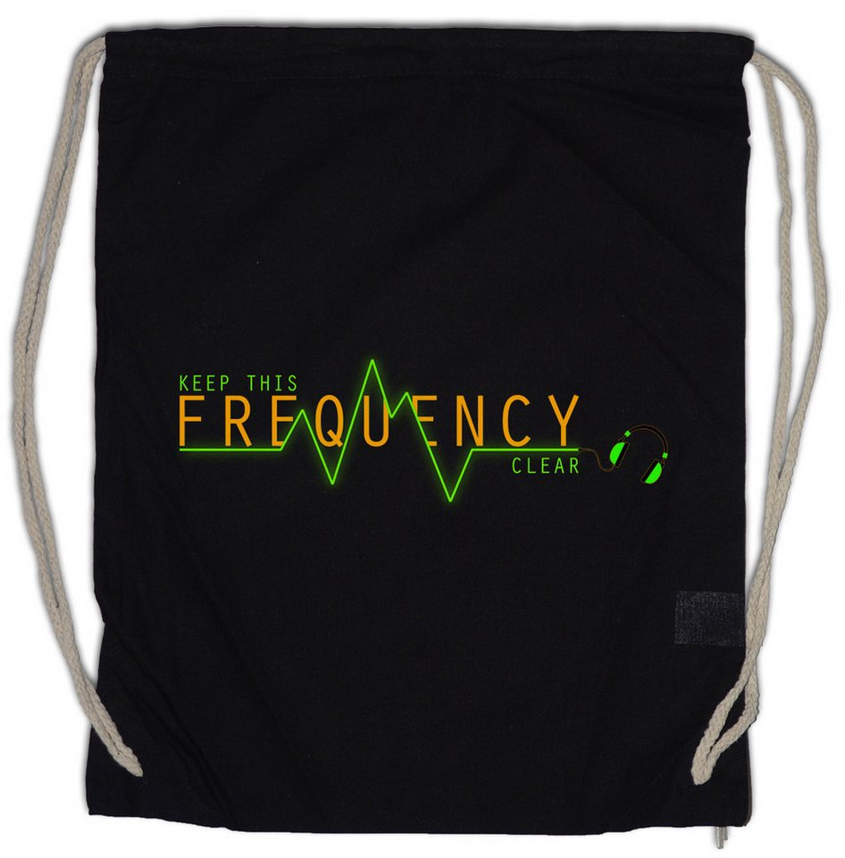 Urban Backwoods Turnbeutel Keep This Frequency Clear Turnbeutel Funk CB Funker Nerd Wireless (1-tlg), Funkgerät Radio Operator Electro von Urban Backwoods