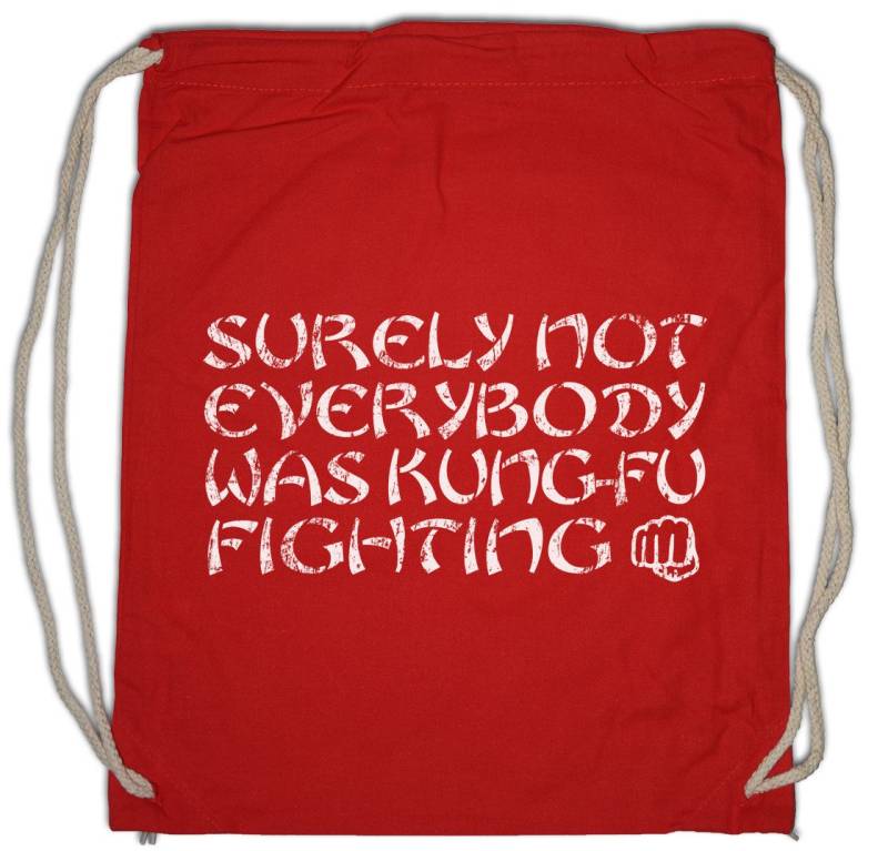 Urban Backwoods Turnbeutel Kung-Fu Fighting Turnbeutel Martial Arts Kung Bruce Fu Fight Lee (1-tlg), Karate Song Fun Sports von Urban Backwoods