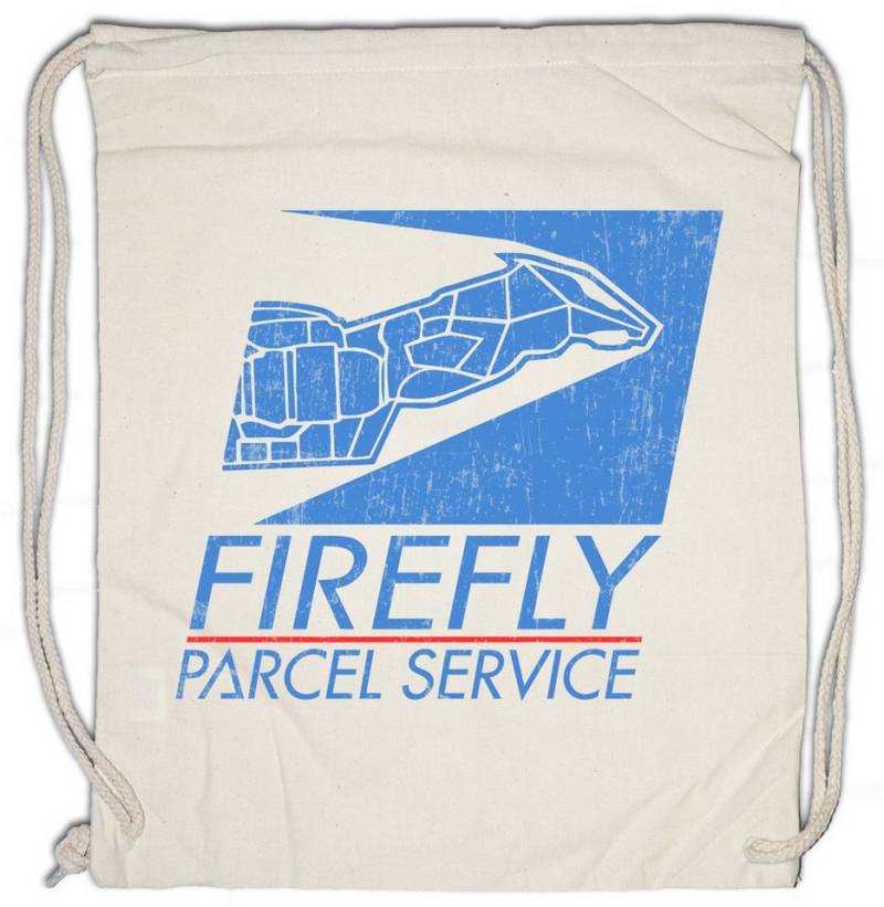 Urban Backwoods Turnbeutel Leaf Parcel Service Turnbeutel Sci-Fi Firefly Bronze Ship Serenity (1-tlg), Symbol Logo Company Firma von Urban Backwoods