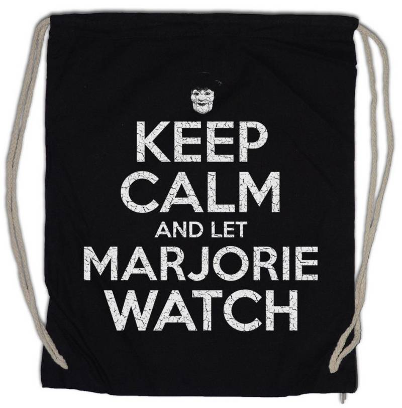 Urban Backwoods Turnbeutel Let Marjorie Watch Turnbeutel American TV Horror Story AHS Keep Calm (1-tlg), Puppe Puppet Chester Creb von Urban Backwoods