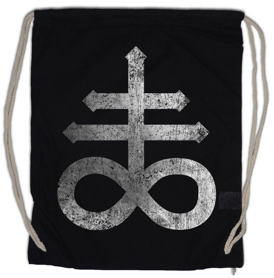 Urban Backwoods Turnbeutel Leviathan Cross Turnbeutel Kreuz SulSymbol Pentagram 666 Sign Double (1-tlg), Cross Protection Church of von Urban Backwoods