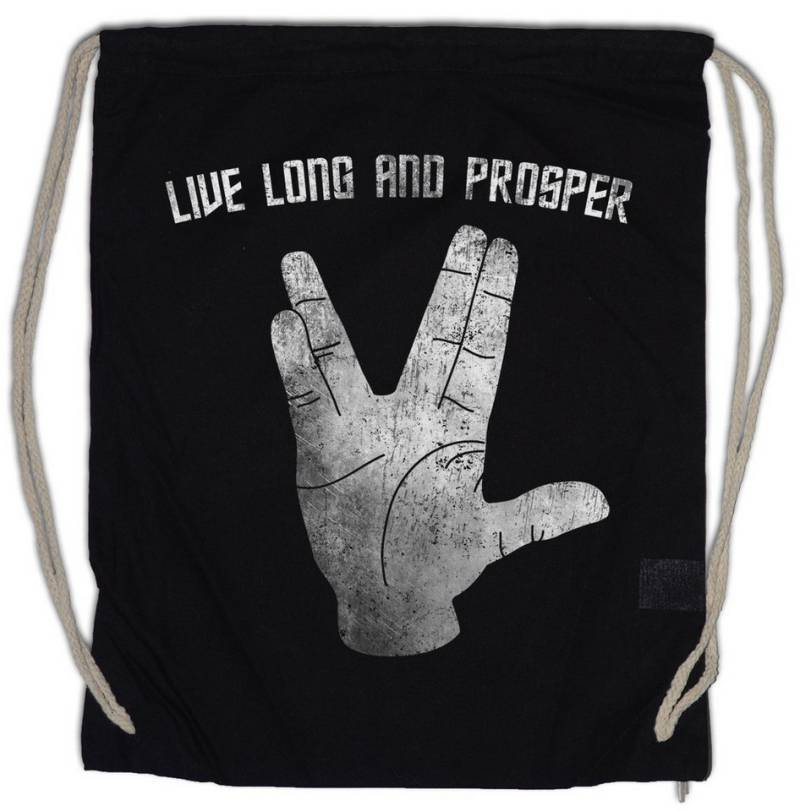 Urban Backwoods Turnbeutel Live Long And Prosper II Turnbeutel Starfleet Enterprise Vulcan Trek (1-tlg), Crew Trekkie Raumschiff NCC-1701 von Urban Backwoods