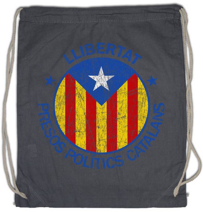 Urban Backwoods Turnbeutel Llibertat Catalonia Turnbeutel Freiheit Freedom Free Katalonien Viva (1-tlg), La Revolution Cataluña Socialism von Urban Backwoods