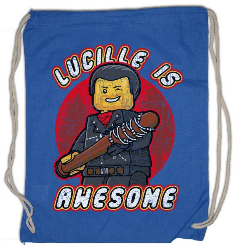 Urban Backwoods Turnbeutel Lucille Is Awesome Turnbeutel NeganThe Baseball Walking (1-tlg), Baseballschläger Dead Bat Quote von Urban Backwoods