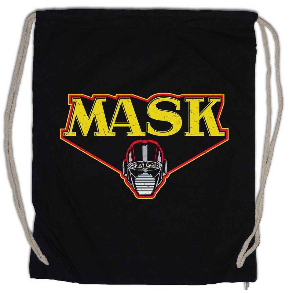Urban Backwoods Turnbeutel MASK Retro Logo Turnbeutel Venom Kult TV Cartoon Retro 80s Kult Miles (1-tlg), Mayhem Toys M.A.S.K. Series von Urban Backwoods