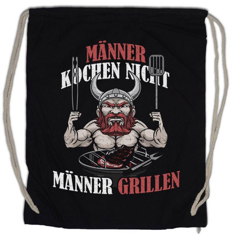Urban Backwoods Turnbeutel Männer Grillen Turnbeutel BBQ Mann Fleisch Steak Beef Vikings Wikinger (1-tlg), Thor Odin Viking von Urban Backwoods