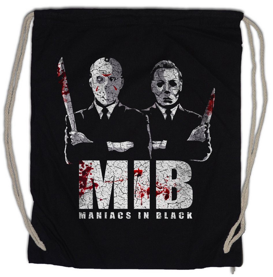 Urban Backwoods Turnbeutel Maniacs In Black Turnbeutel Men Jason Halloween Horror Friday Freitag (1-tlg), Voorhees the 13th der von Urban Backwoods