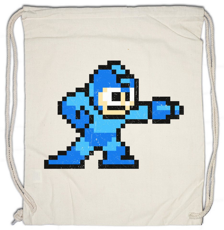 Urban Backwoods Turnbeutel Mega Boy Turnbeutel Game 16 Bit Retro Video Nerd Game Man Console (1-tlg), Konsole Gamepad Joypad 80s von Urban Backwoods