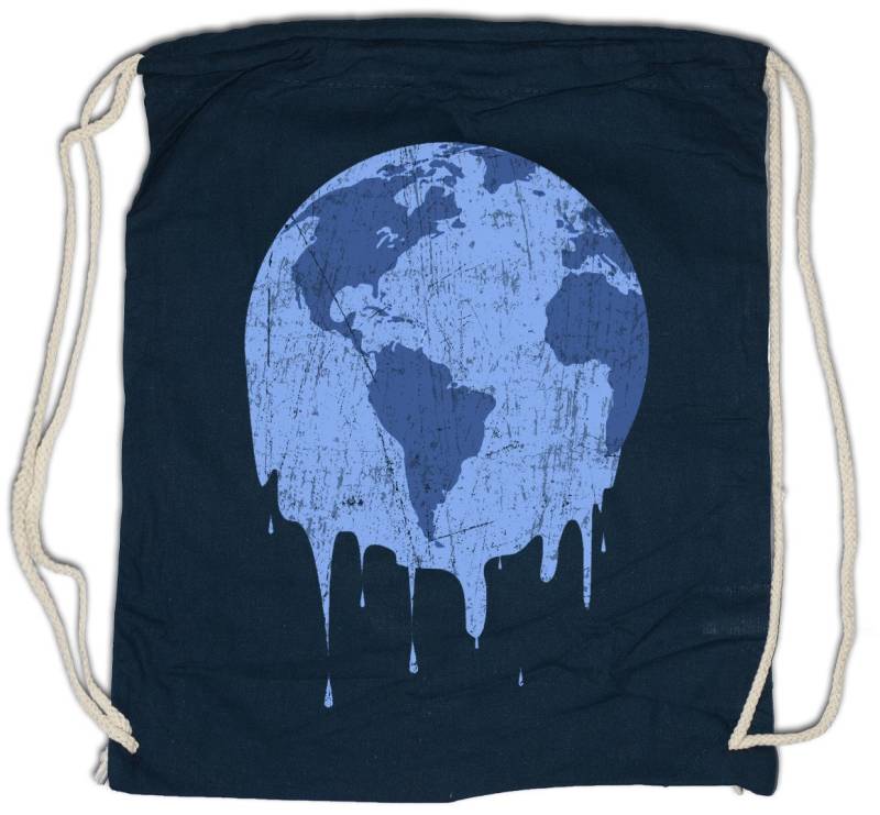 Urban Backwoods Turnbeutel Melting Earth Turnbeutel Umweltschutz Save The World Green Energy (1-tlg), Animal Welfare Protect Protection von Urban Backwoods