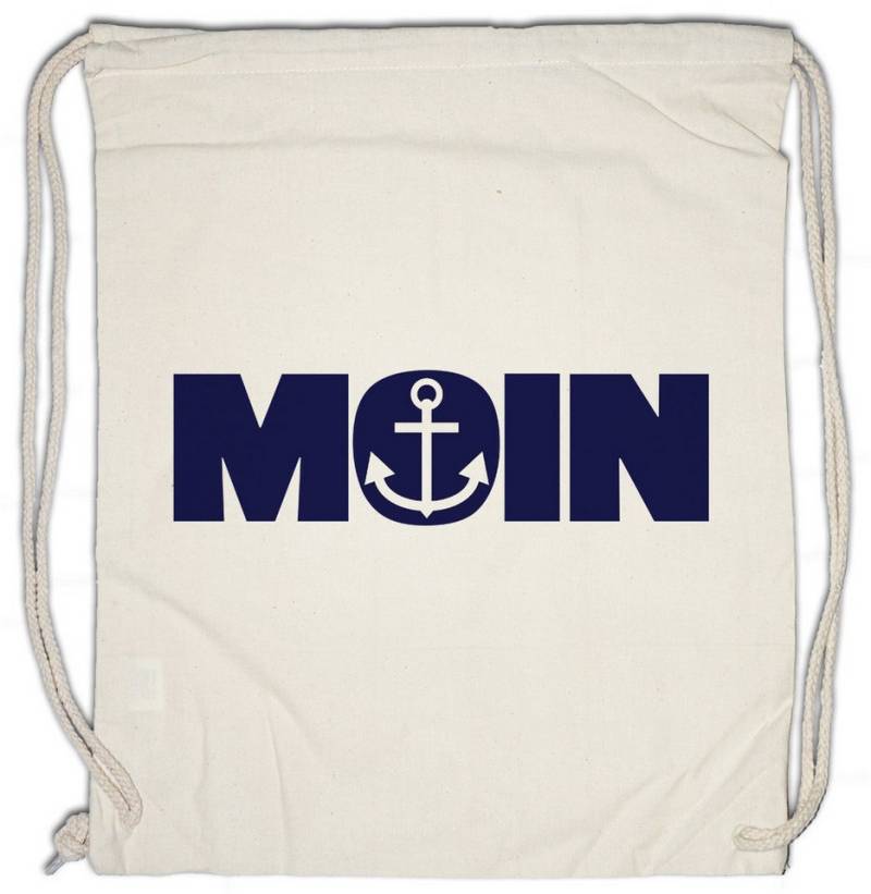 Urban Backwoods Turnbeutel Moin Turnbeutel Anker Anker Nordsee Friesland Borkum Amrum Sylt (1-tlg), Friesisch Insel Wattenmeer Spaß von Urban Backwoods