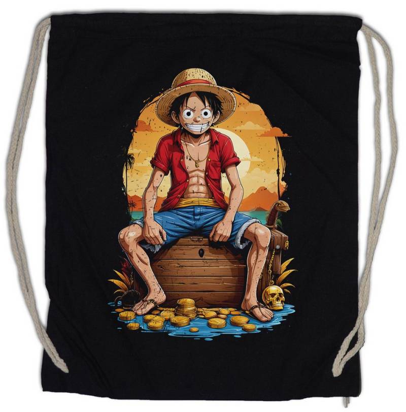 Urban Backwoods Turnbeutel Monkey Smile Ruffy Turnbeutel One Pirate Adventure Anime Piece D Luffy (1-tlg), Treasure Pirates Series Serie von Urban Backwoods