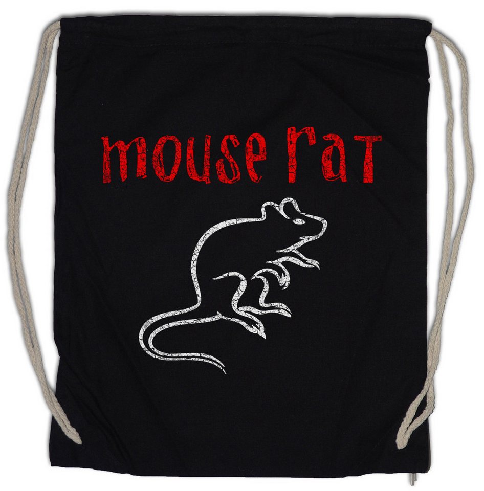 Urban Backwoods Turnbeutel Mouse Rat Turnbeutel Parks and Fun Recreation Rec Ratte Greg Logo Fun (1-tlg), Geek Nerd Music von Urban Backwoods