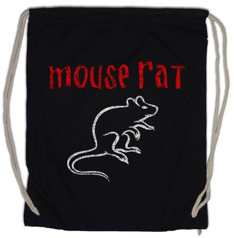 Urban Backwoods Turnbeutel Mouse Rat Turnbeutel Parks and Fun Recreation Rec Ratte Greg Logo Fun (1-tlg), Geek Nerd Music von Urban Backwoods