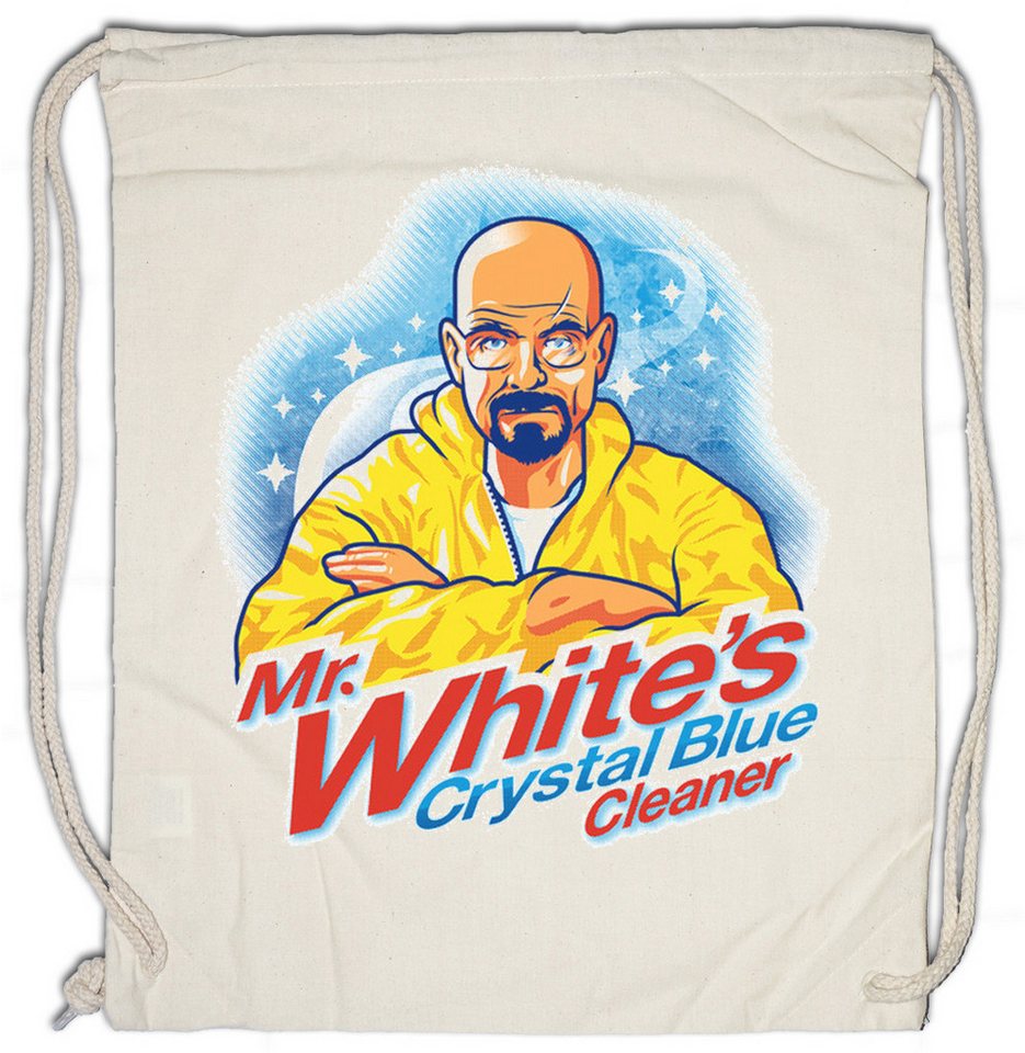 Urban Backwoods Turnbeutel Mr. White's Crystal Blue Cleaner Turnbeutel Walter Breaking White (1-tlg), Ehrmantraut Bad Crystal Pinkman von Urban Backwoods