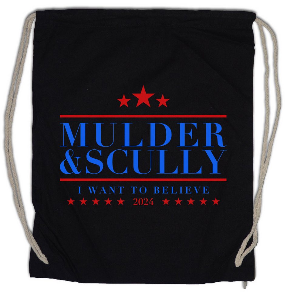 Urban Backwoods Turnbeutel Mulder & Scully Turnbeutel Alien Ufo X-Files Fox Dana Series FBI (1-tlg), Agents Sci-Fi Serie Abduction von Urban Backwoods