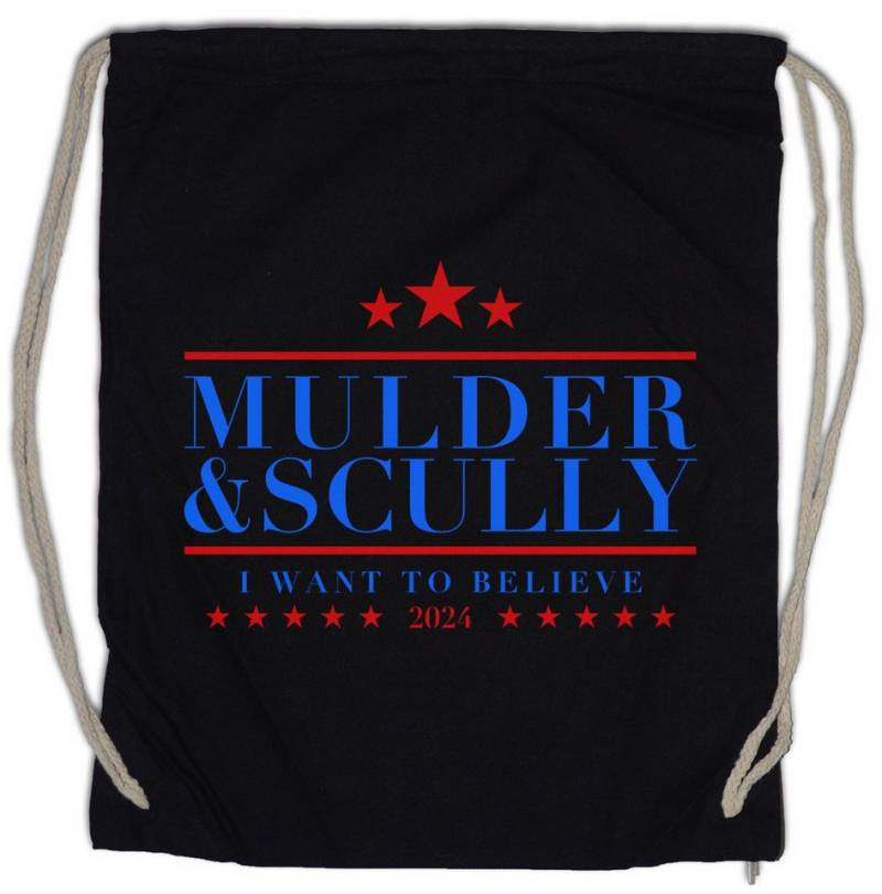 Urban Backwoods Turnbeutel Mulder & Scully Turnbeutel Alien Ufo X-Files Fox Dana Series FBI (1-tlg), Agents Sci-Fi Serie Abduction von Urban Backwoods