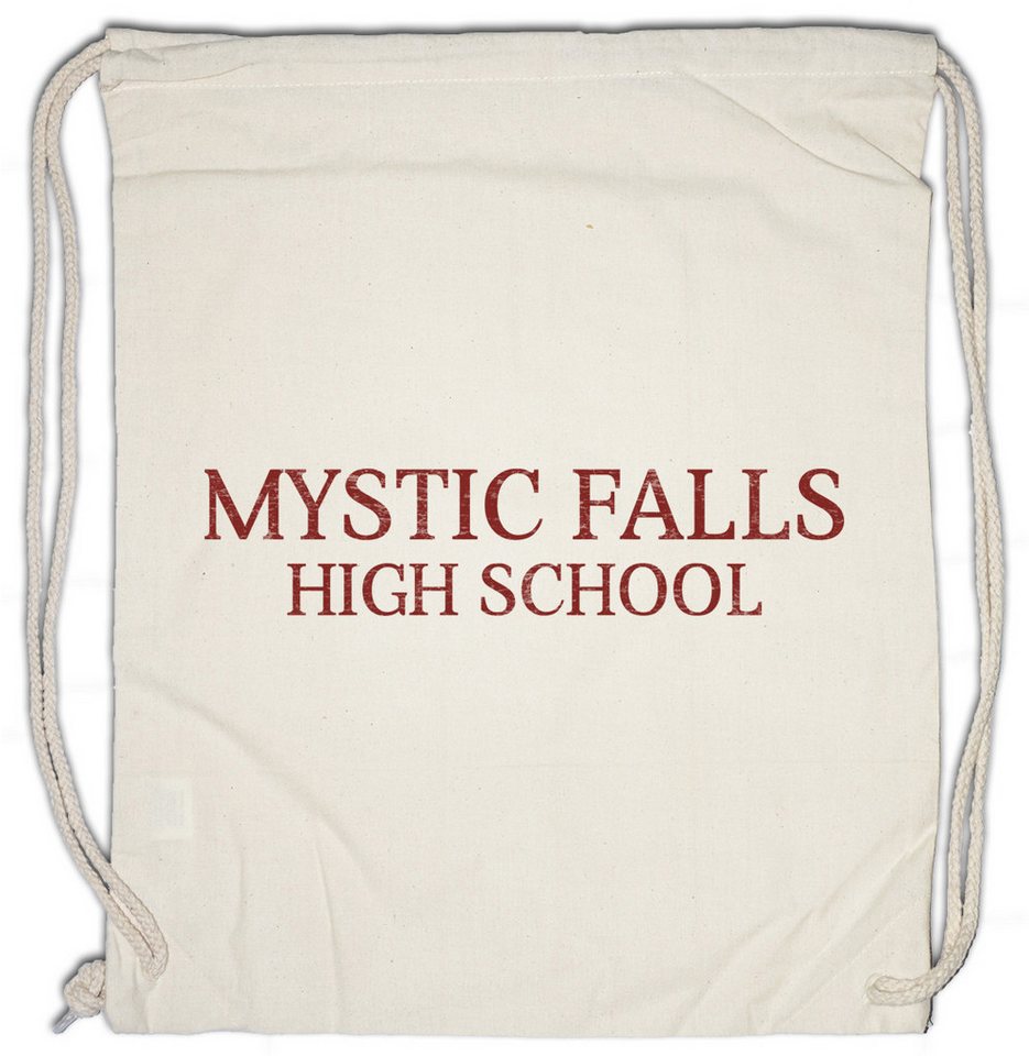 Urban Backwoods Turnbeutel Mystic Falls High School Turnbeutel Vampire Schule School Vampir Sign (1-tlg), Diaries Symbol Team von Urban Backwoods