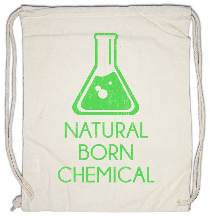 Urban Backwoods Turnbeutel Natural Born Chemical Turnbeutel Chemie Chemistry Teacher Chemielehrer (1-tlg), Chemiker Chemist Lehrer Fun von Urban Backwoods