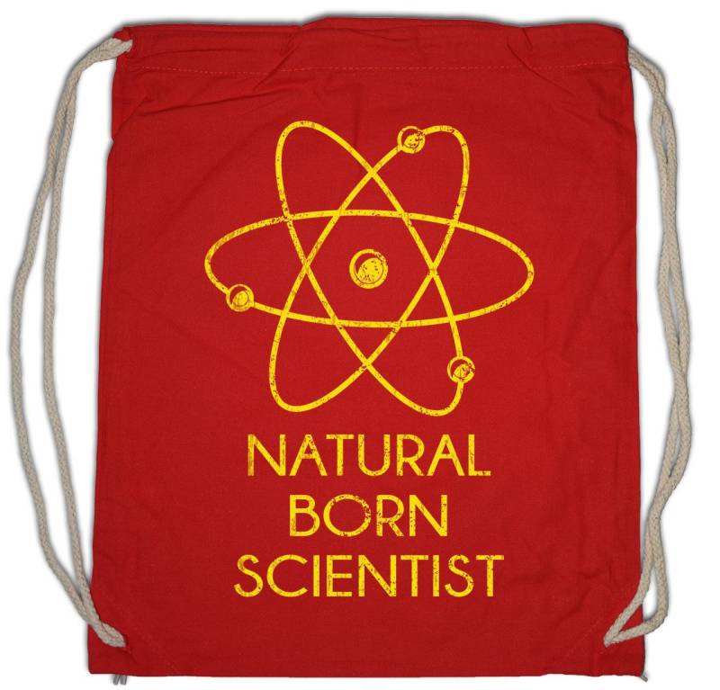 Urban Backwoods Turnbeutel Natural Born Scientist Turnbeutel Lehrer Fun Teacher Professor Nerd (1-tlg), Geek Science Professor Uni von Urban Backwoods