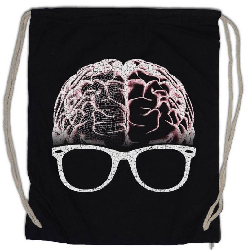 Urban Backwoods Turnbeutel Nerd Brain Turnbeutel Jerk Geek Nerd Lehrer Freak Gamer Gehirn Science (1-tlg), Scientist Teacher Computer Sysadmin von Urban Backwoods