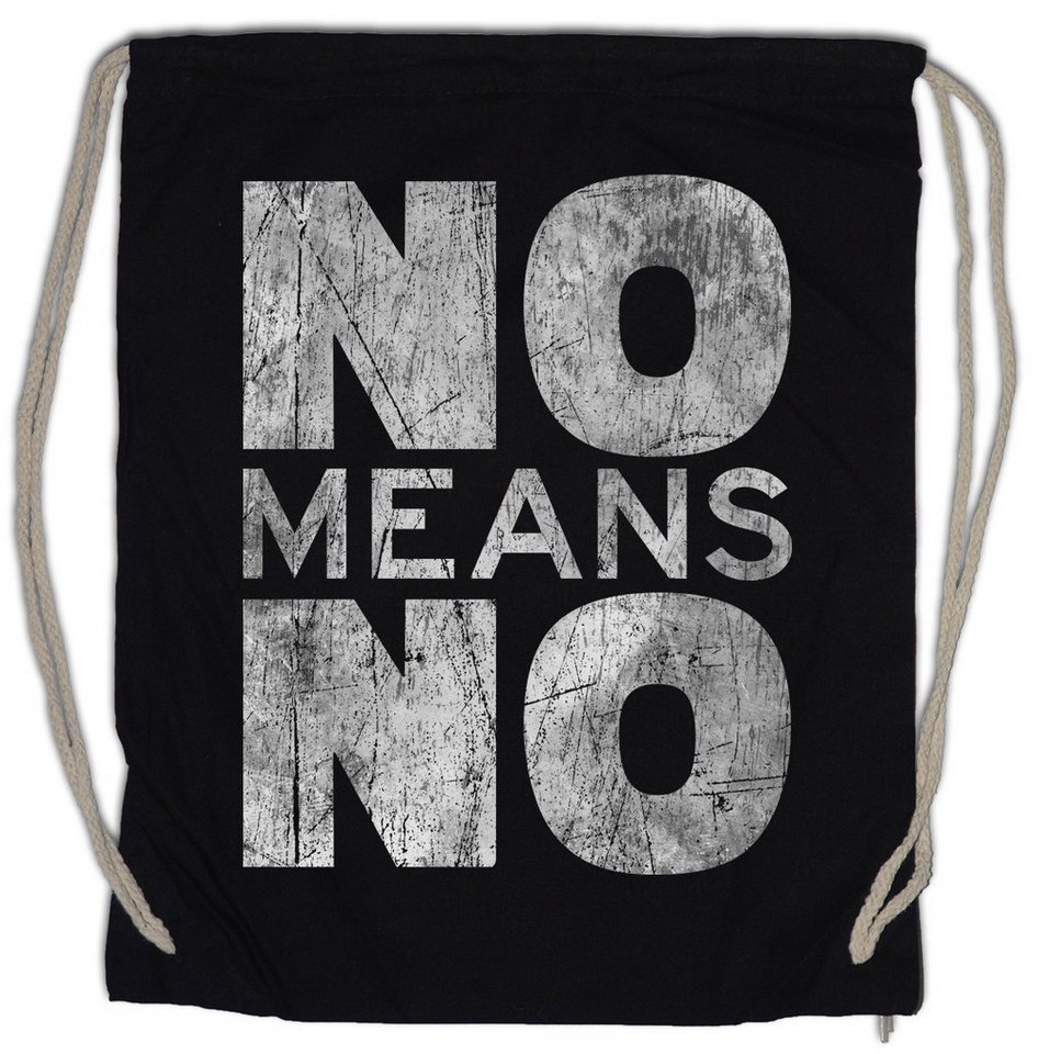 Urban Backwoods Turnbeutel No Means No Turnbeutel Sexism Emanzipation Feminismus Sexismus (1-tlg), Gleichberechtigung Feministin Gleiche Rechte von Urban Backwoods