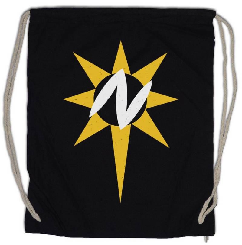 Urban Backwoods Turnbeutel Nuclear Man Logo Turnbeutel Super Symbol Sign Retro Man Superman (1-tlg), Vintage The Quest For von Urban Backwoods