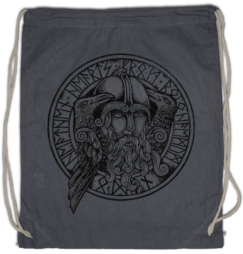 Urban Backwoods Turnbeutel Odhin II Turnbeutel Eye Walhalla Odhin Wotan Thor Vikings Loki Midgard (1-tlg), Asen Wikinger Yggdrasil German von Urban Backwoods