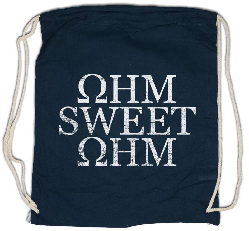 Urban Backwoods Turnbeutel Ohm Sweet Ohm Turnbeutel Widerstand Resistance Lehrer Fun Teacher (1-tlg), Professor Nerd Geek science von Urban Backwoods