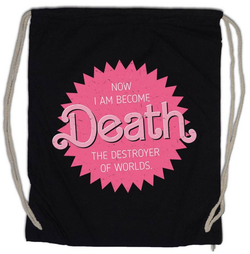 Urban Backwoods Turnbeutel Oppenheimer Now I Am Become Death Turnbeutel Manhattan Project (1-tlg), Atombombe Nuklear Movie Film von Urban Backwoods