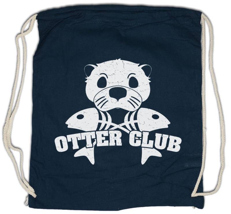 Urban Backwoods Turnbeutel Otter Club Turnbeutel Patch Biker MC Wildlife lontra Nutria Fischotter (1-tlg), Seeotter Viral Meme Flussotter von Urban Backwoods