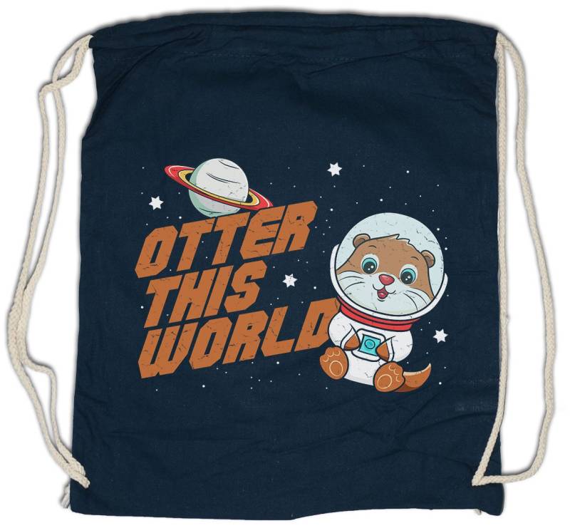 Urban Backwoods Turnbeutel Otter This World Turnbeutel Outer Wildlife lontra Nutria Fischotter (1-tlg), Seeotter Viral Meme Flussotter von Urban Backwoods