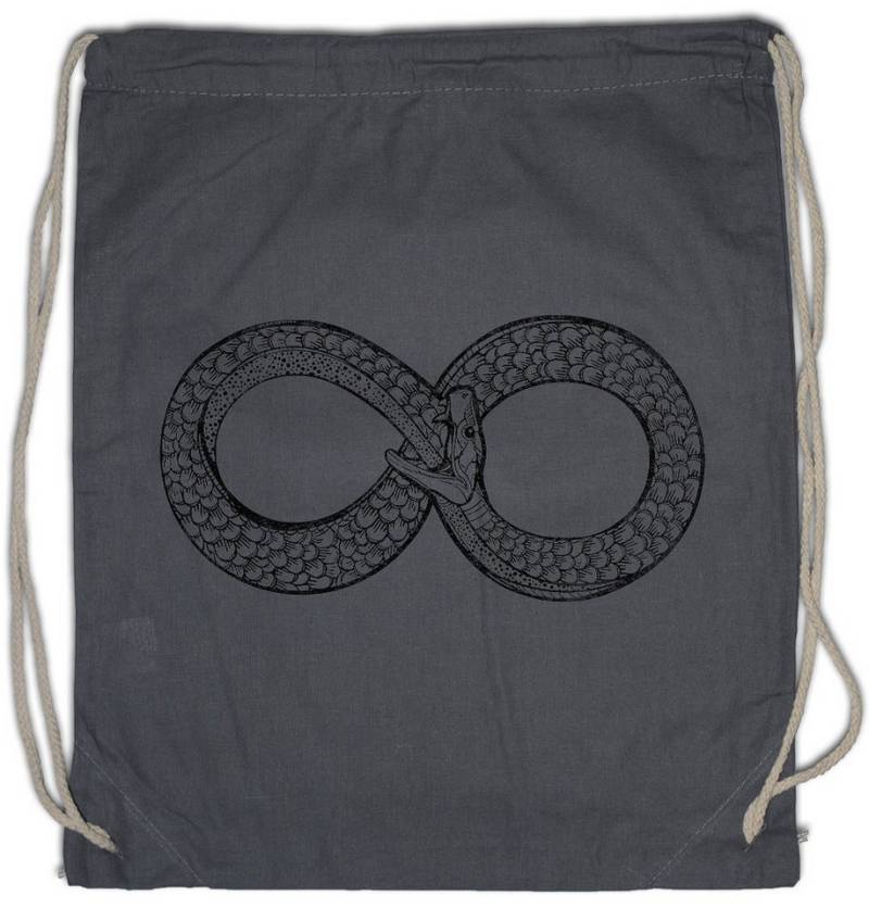 Urban Backwoods Turnbeutel Ouroboros Infinity Turnbeutel Uroboros Schlange Ancient Myths (1-tlg), Mythologie Snake Eternal Cycle von Urban Backwoods