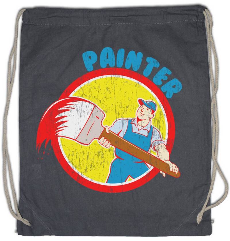 Urban Backwoods Turnbeutel Painter III Turnbeutel Maler Artist Lackierer Handwerk Künstler (1-tlg), Anstreicher Verputzer Beruf Job von Urban Backwoods
