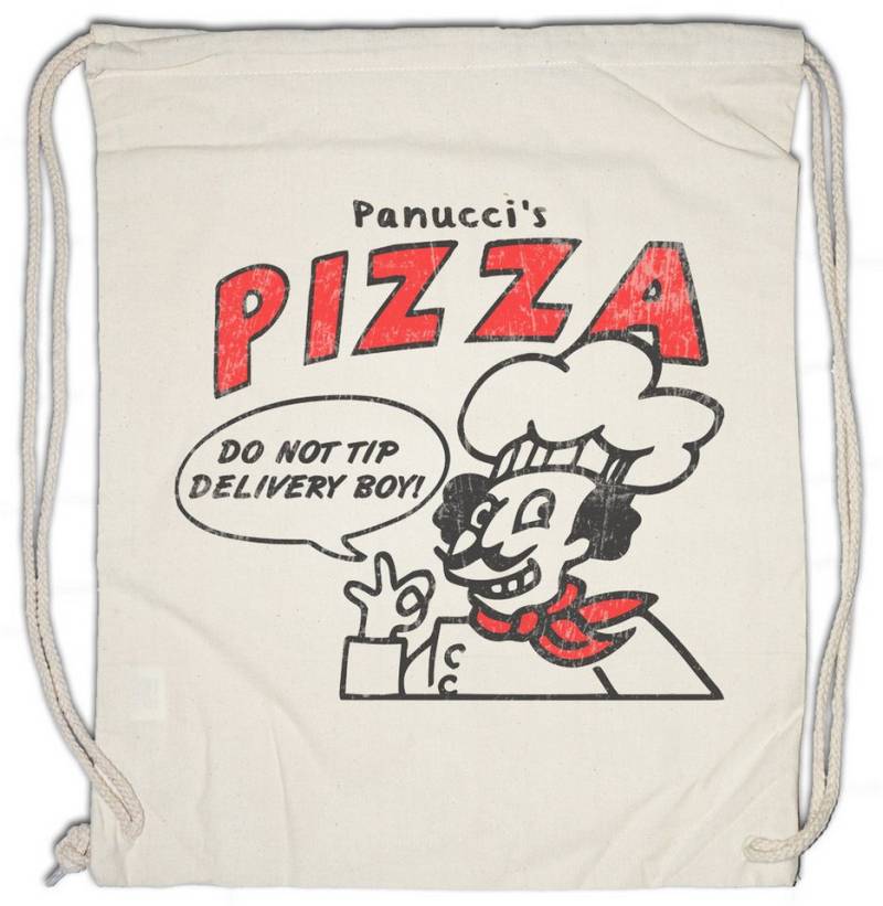 Urban Backwoods Turnbeutel Panucci's Pizza Turnbeutel Italia Italien Maker Fire Pizzabäcker (1-tlg), Pizzeria Hawaii Addicted Addiction von Urban Backwoods