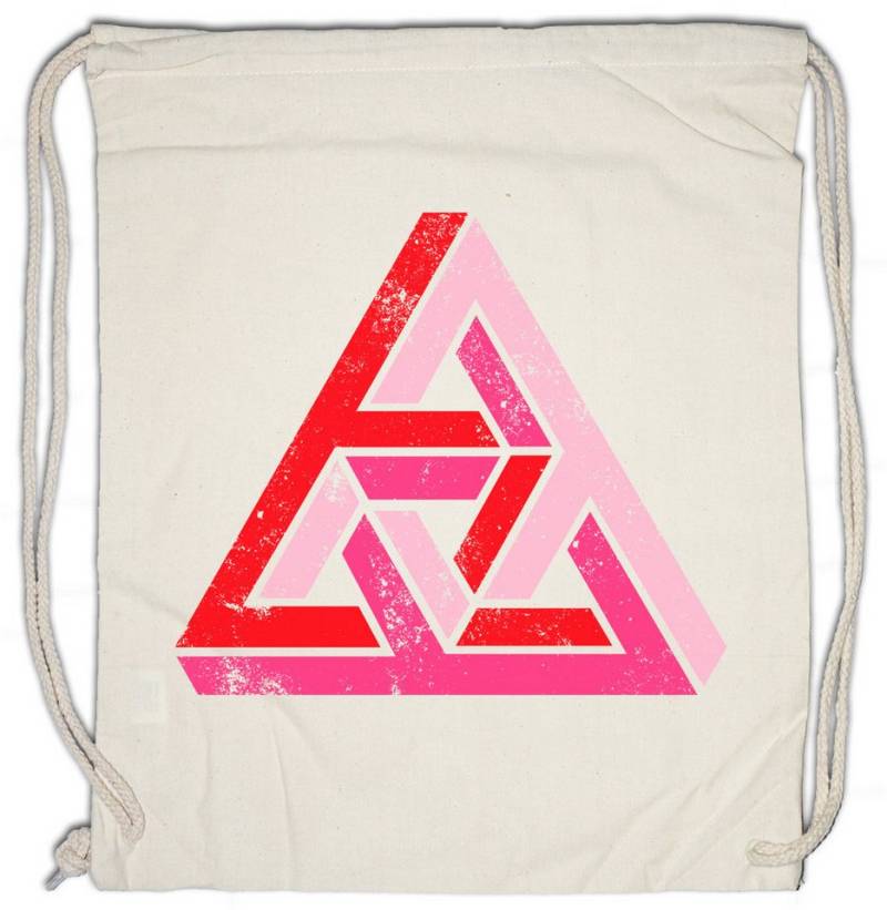 Urban Backwoods Turnbeutel Penrose Logo Sign I Turnbeutel Big Geek Triangle Bang Freak TBBT (1-tlg), Theory Parkett Treppe Nerd von Urban Backwoods