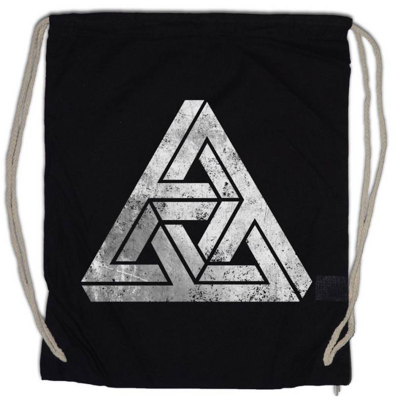 Urban Backwoods Turnbeutel Penrose Logo Sign III Turnbeutel Big Geek Triangle Bang Freak TBBT (1-tlg), Theory Parkett Treppe Nerd von Urban Backwoods